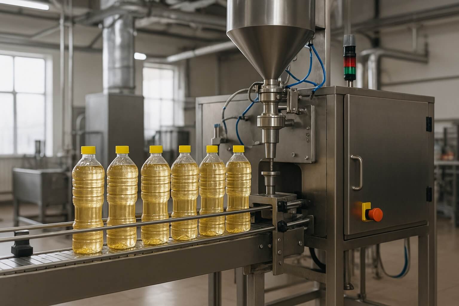Maschinen für Lebensmittel- und Getränkeindustrie (Abfüllanlagen, Mischanlagen, Pasteurisierungsanlagen)